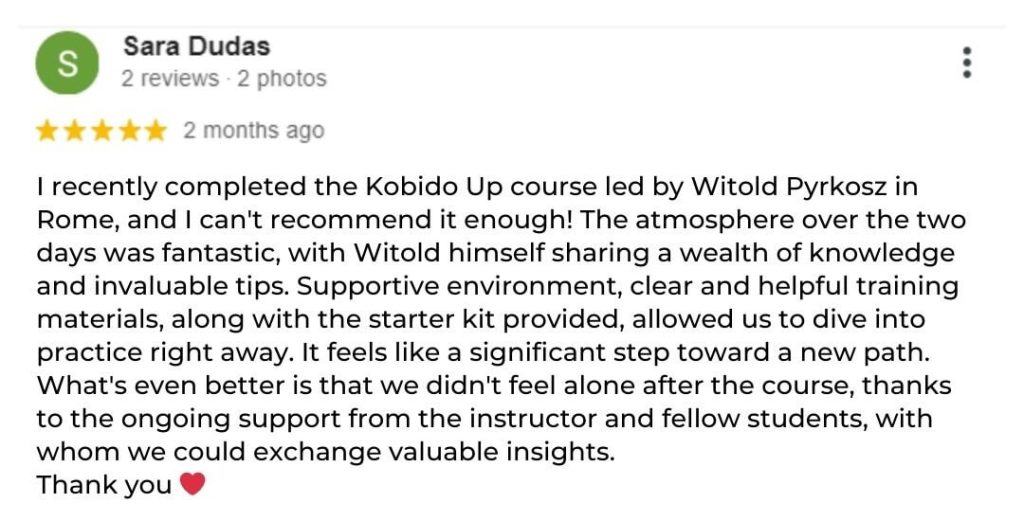 Face massage testimonial