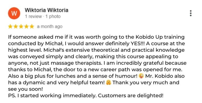 Kobido training opinion